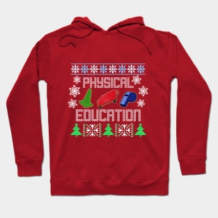 Phys Ed Ugly Christmas Sweater Hoodie